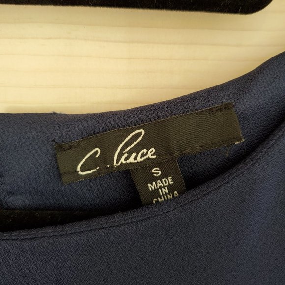 Asymmetrical blouse with trim detail - like new - Picture 3 of 3